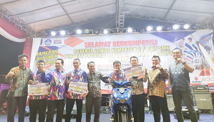 Sekolah Binaan SMK TSM Honda Babel Raih Juara 1 dan 2 di Ajang Kompetisi LKS SMK Tingkat Provinsi Babel