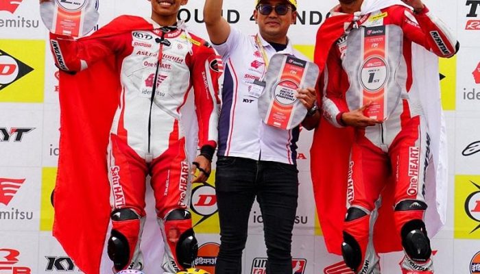 Tunggangi CBR, Pembalap Muda Astra Honda Borong Podium di ARRC Mandalika