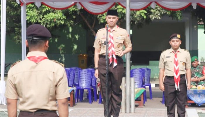 Dandim 0623/Cilegon Membuka Kegiatan Pramuka Saka Wira Kartika Kodim 0623/Cilegon TW II 2024