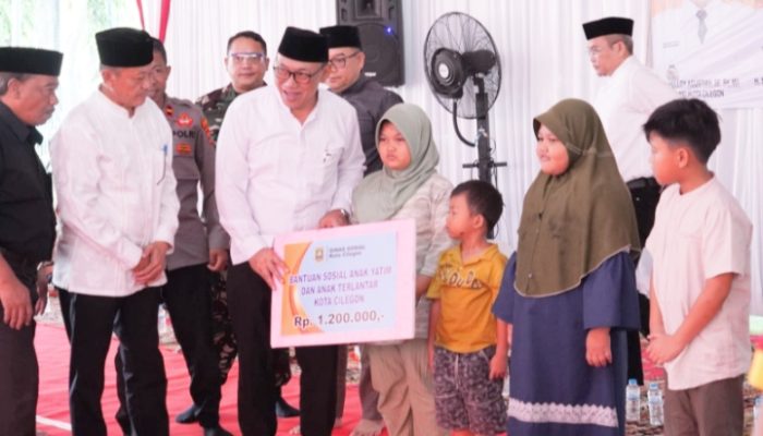 Santuni 1.388 Anak Yatim, Helldy Ingin Ada Lebaran Yatim di Kota Cilegon