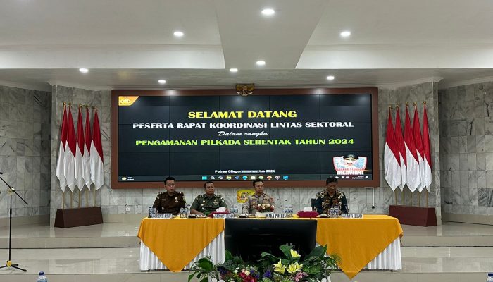 Hadiri Operasi Mantap Praja 2024, Lapas Cilegon Siap Bersinergi Dukung Pengamanan Pemilu