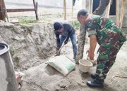 Babinsa Koramil 2307/Ciwandan, Karbak Pembangunan Rumah Warga