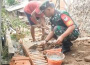 Babinsa Koramil 2303/Pulomerak, Karbak Pembangunan Pondasi Rumah