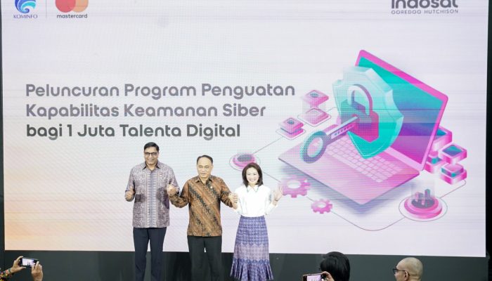 Kominfo Gandeng Indosat Ooredoo Hutchison dan Mastercard Latih Satu Juta Talenta Keamanan Siber di Indonesia