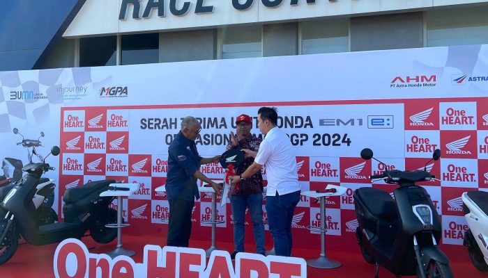 Perdana, Motor Listrik Honda Resmi Dukung MotoGP Mandalika