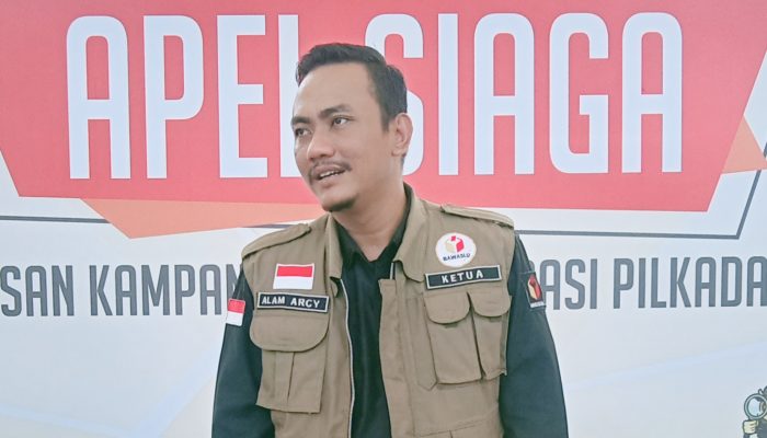 Bawaslu Kota Cilegon Menggelar Apel Siaga Pengawasan Kampanye dan Deklarasi Pilkada Damai