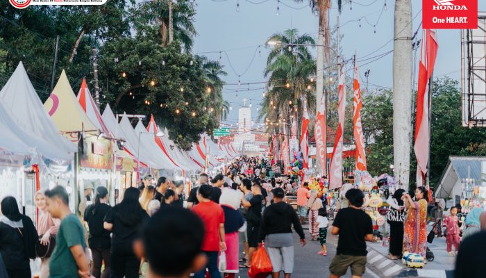 Honda Babel Bersama KNPI Pangkalpinang, Dukung Festival Kuliner Chapter 2 Sebagai Pilar Perekonomian