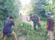 Babinsa Koramil 2306/Mancak, Karbak Pembersihan Jalan