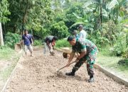 Babinsa Koramil 2306/Mancak, Karbak Pengecoran Jalan