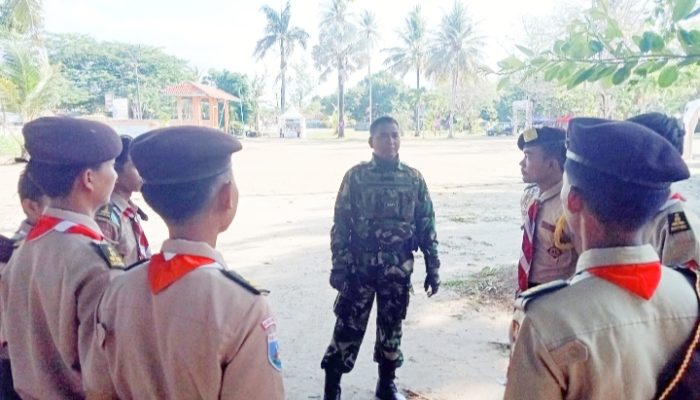 Babinsa Koramil 2305/Cinangka, Bintahwil Memberikan Materi IMMP