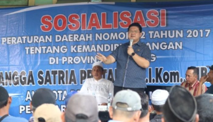 Angga Satria Pratama Anggota DPRD Lampung Dapil III Gelar Sosialisasi Perda di Pringsewu