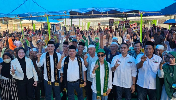 Sambutan Hangat untuk Daeng Manye-Hengky Yasin, Masyarakat Galesong Siap Memilih Perubahan