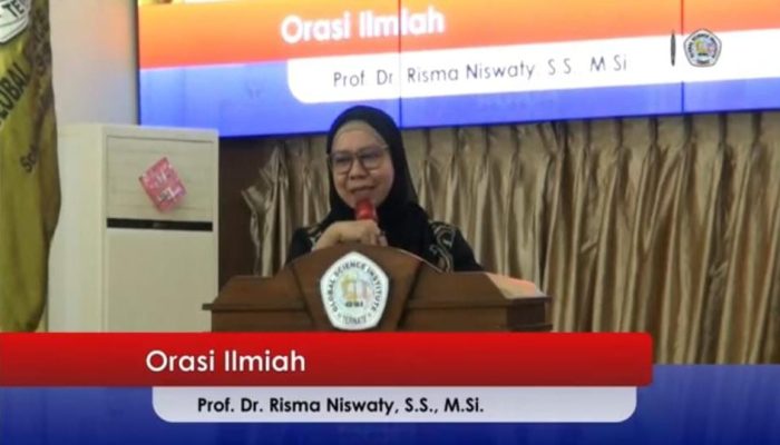 Orasi Ilmiah di GSI Ternate, Guru Besar UNM Bahas Pengaruh Globalisasi dan Digitalisasi