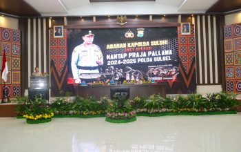 Kapolda Sulsel Pimpin Rapat Anev Operasi Mantap Praja Pallawa 2024-2025 di Mapolda Sulsel