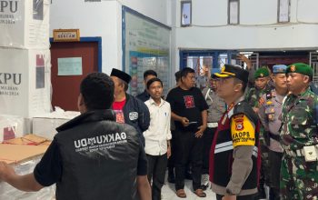 Kapolres Maros Bersama Ketua KPU dan Ketua Bawaslu Kontrol Logistik Pilkada di 5 PPK