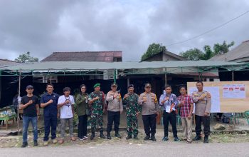 Kapolsek Sungai Selan Cek TPS Bersama Forkopimcam