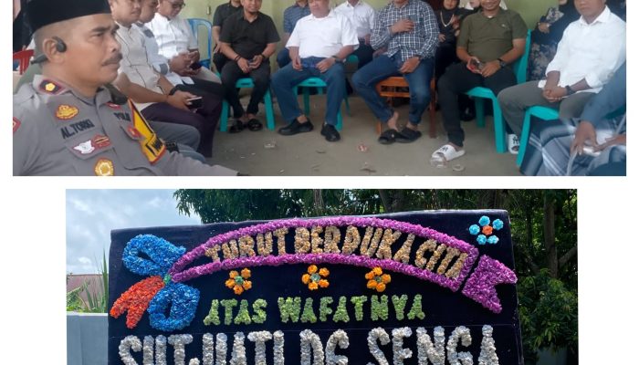 Bupati dan Wakil Bupati Terpilih Takalar Sampaikan Belasungkawa kepada Orangtua Sekwan DPRD