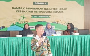 PPI Bekerjasama Dengan SMPN 2 Kota Cilegon Gelar Seminar Dampak Perubahan Iklim Terhadap Kesehatan Reproduksi Remaja