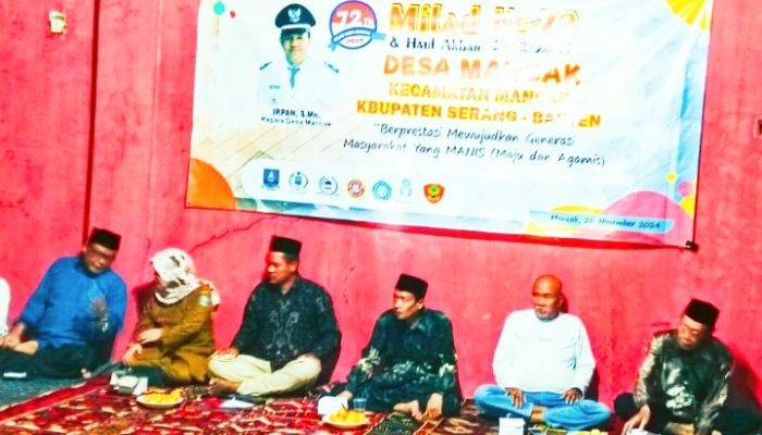 Kepala Desa Mancak Menggelar Acara Milad yang ke-72, Sekaligus Hol Akbar