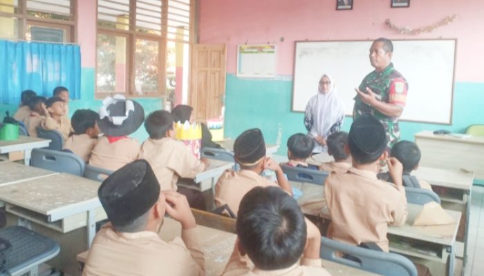 Babinsa Koramil 2307/Ciwandan, Bintahwil Pembekalan Materi Bela Negara