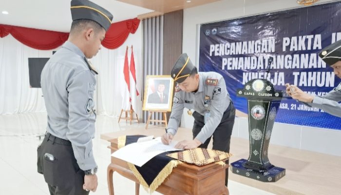 Komitmen Bersama Jadi Langkah Awal Lapas Cilegon Menuju Pelayanan Prima dan WBK