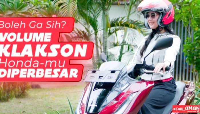 Bolehkah Memodifikasi Klakson Motor? Begini Info Honda Babel