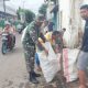 Babinsa Koramil 2304/Anyer, Karbak Pembersihan drainase