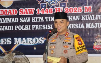 Polres Maros Gelar Kegiatan Peringatan Isra’ Mikraj Nabi Muhammad