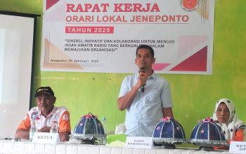 Kadis Kominfo Tekankan Kolaborasi ORARI Lokal Jeneponto melalui KIM dalam Rapat Kerja 2025