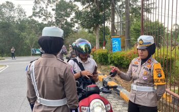 Ops Keselamatan Menumbing 2025,Bersama Propam, Satlantas Polres Bangka Barat Razia Kendaraan Anggota