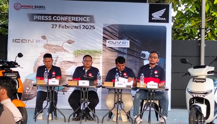 Honda Luncurkan Motor Listrik ICON e: dan CUV e: di Bangka Belitung, Siap Dukung Program Pemerintah Ciptakan Netralitas Karbon