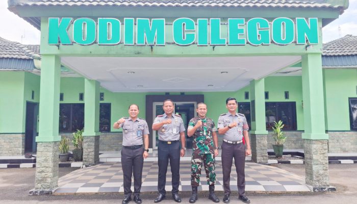 Kunjungan Kerja Kalapas Kelas IIA Cilegon ke Kodim 0623/Cilegon dan BNN Kota Cilegon