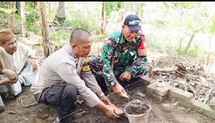 Babinsa Koramil 2307/Ciwandan, Karbak Peletakan Batu Bata Pertama