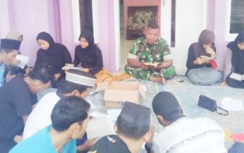 Babinsa Koramil 2306/Mancak, Puan Ter Tadarusan Membaca Al Qur’an